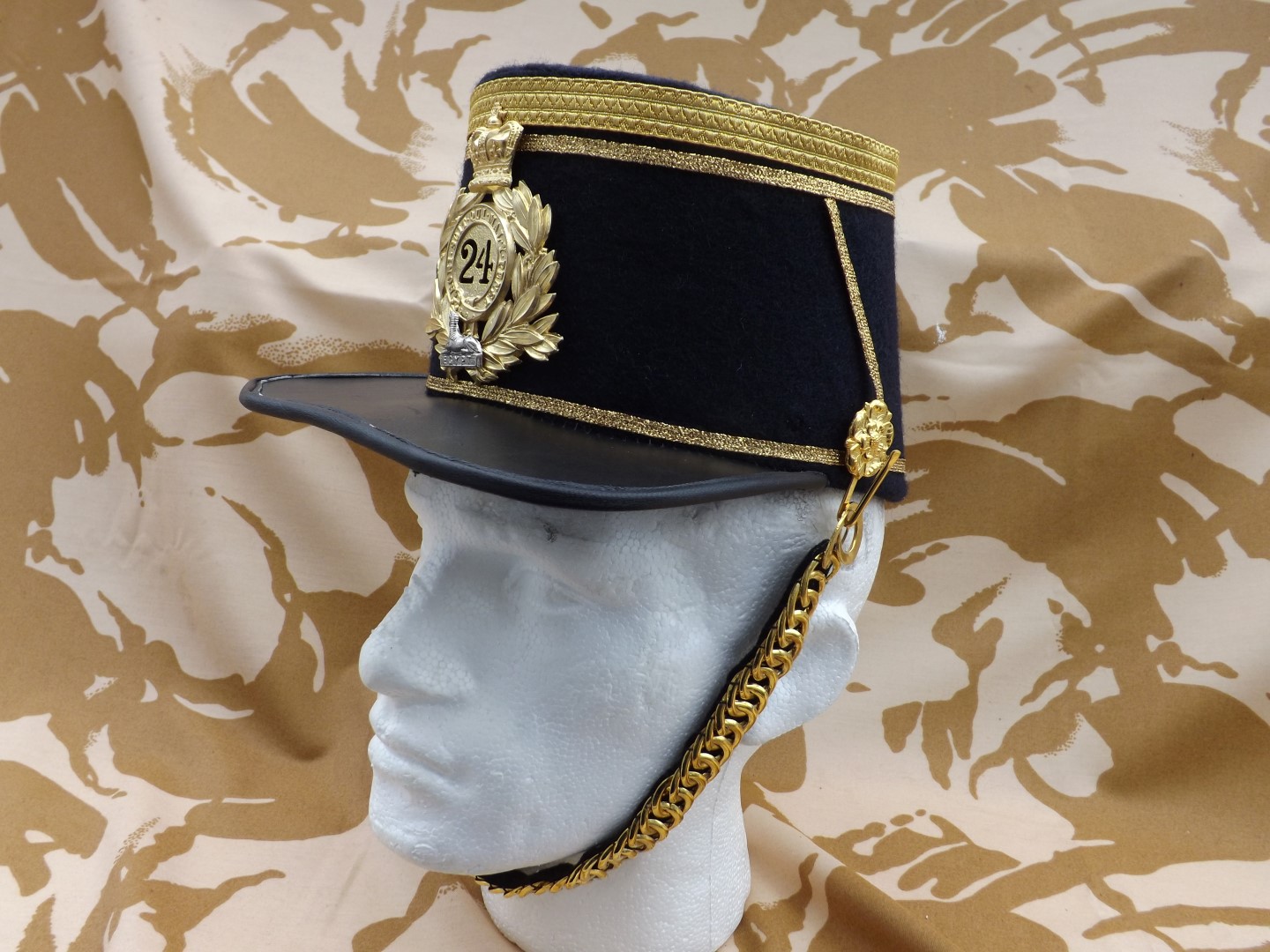 1868 Last Pattern Shako Maj 004.JPG